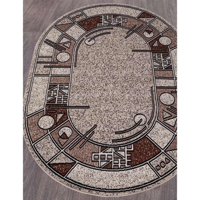 

Ковёр овальный Gavana ALBINA, размер 80x150 см, цвет beige