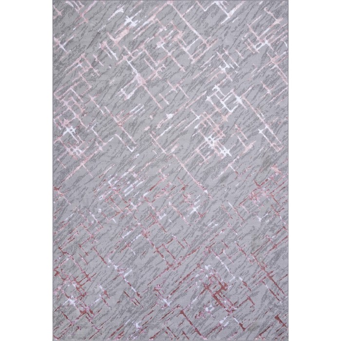 ковёр овальный merinos liman размер 120x180 см цвет beige pink Ковёр прямоугольный Merinos Liman, размер 120x180 см, цвет gray-pink