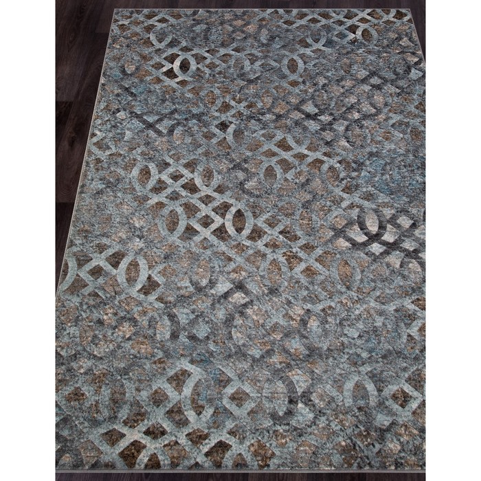 

Ковёр прямоугольный Matrix D563, размер 100x200 см, цвет beige-blue