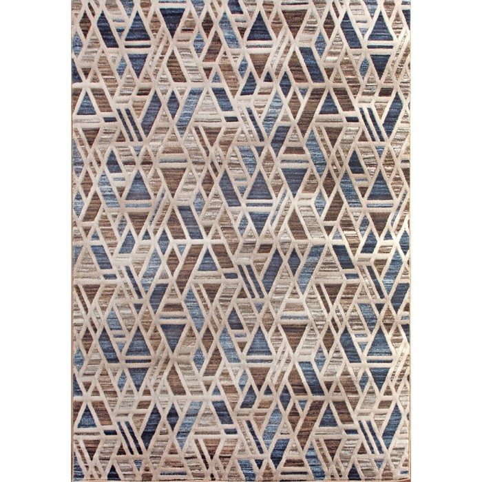 

Ковёр прямоугольный Matrix D585, размер 100x200 см, цвет beige-blue
