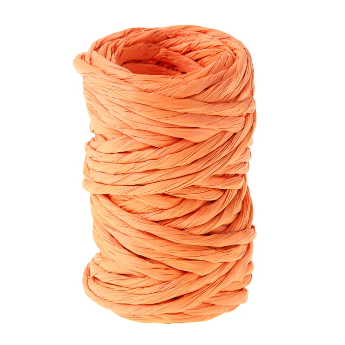 Шпагат декоративный, цвет оранжевый