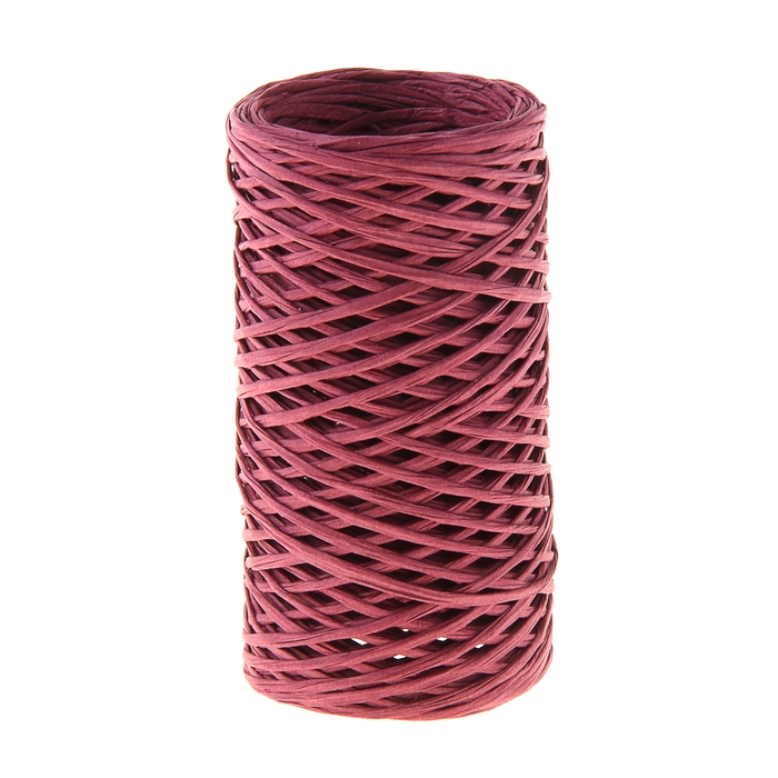 Шпагат декоративный, цвет вишнёвый