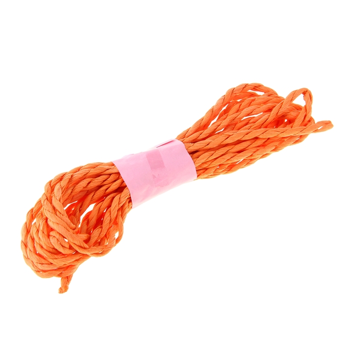 Шпагат декоративный, цвет оранжевый