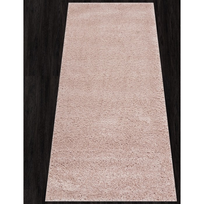 

Ковёр прямоугольный Shaggy trend L001, размер 100x200 см, цвет light pink