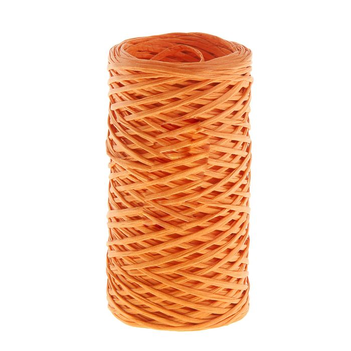 Шпагат декоративный, цвет оранжевый