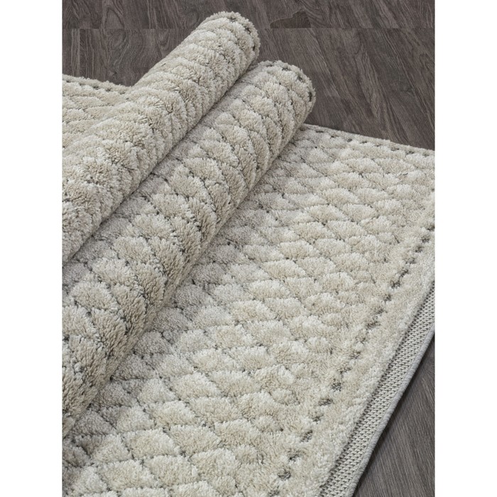 

Ковёр прямоугольный TUNIS 5671B, размер 114x180 см, цвет l.gray/white