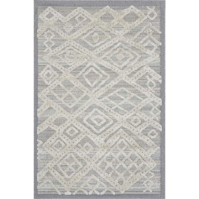 

Ковёр прямоугольный Milat Tunis, размер 190x300 см, цвет white/l.gray