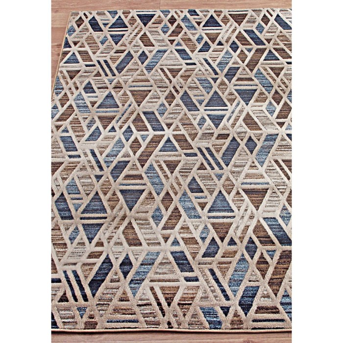 

Ковёр прямоугольный Matrix, размер 200x400 см, цвет beige-blue