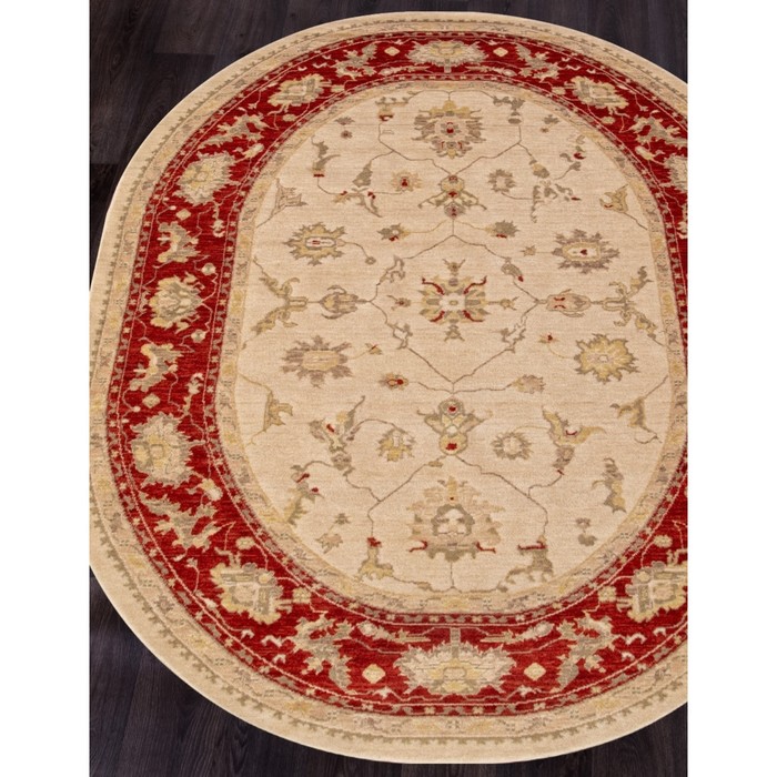 

Ковёр овальный Nain, размер 85x143 см, цвет cream-rust