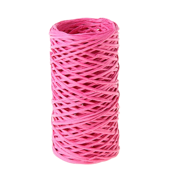 Шпагат декоративный, цвет ярко-розовый