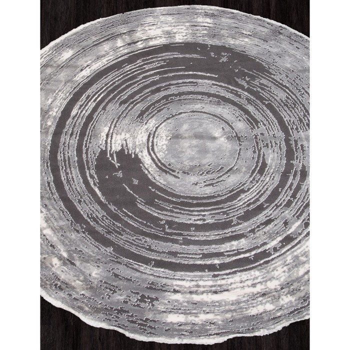 

Ковёр круглый Safir, размер 117x117 см, цвет grey/grey