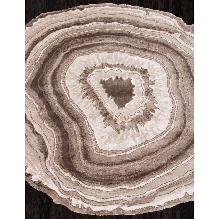 

Ковёр круглый Safir, размер 117x117 см, цвет brown/brown