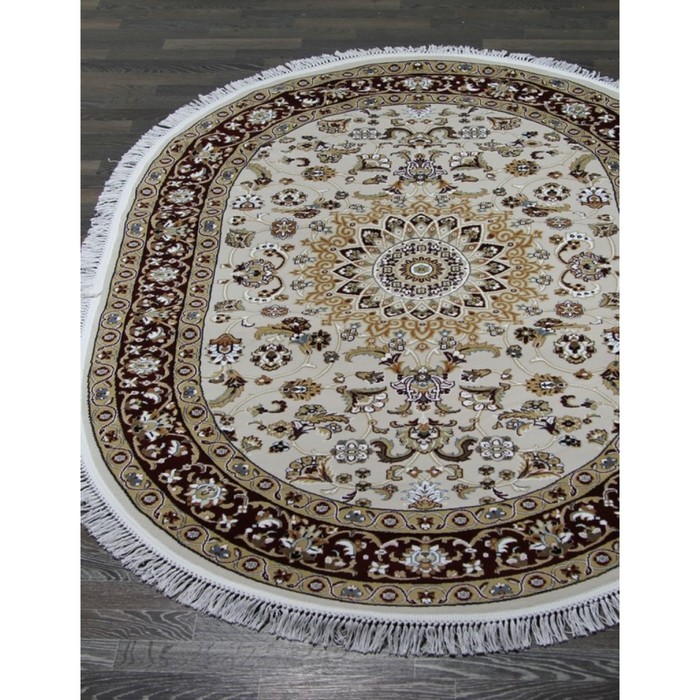 

Ковёр овальный Shahreza, размер 120x80 см, цвет cream-red