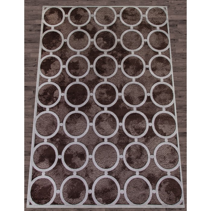 

Ковёр прямоугольный Sierra, размер 250x350 см, цвет brown-cream