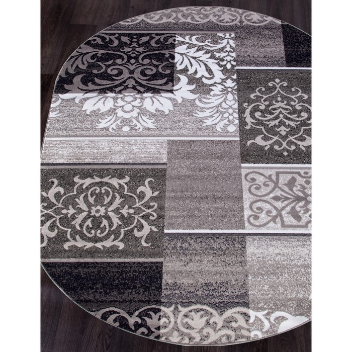 

Ковёр овальный Silver, размер 100x300 см, цвет gray