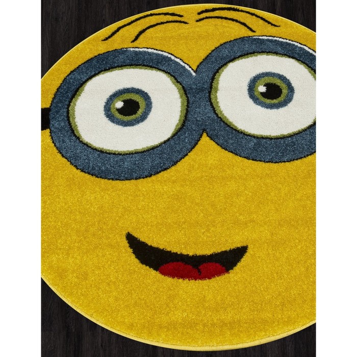 

Ковёр круглый Smile, размер 100x100 см, цвет yellow