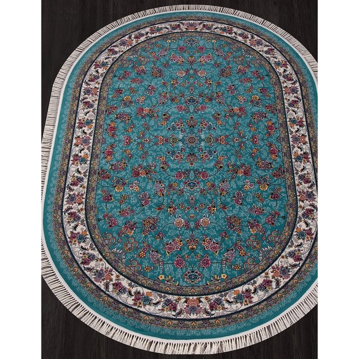 

Ковёр овальный Tehran, размер 80x150 см, цвет blue