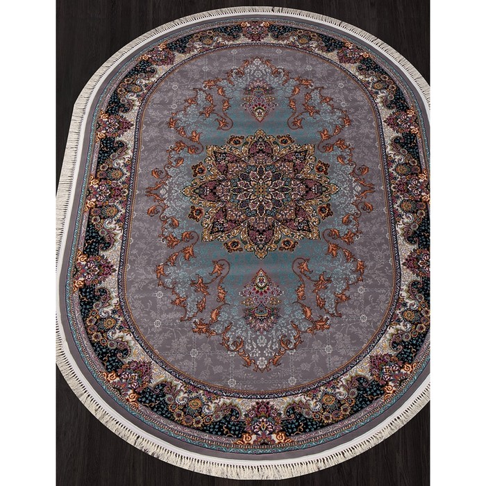 

Ковёр овальный Tehran, размер 80x150 см, цвет gray