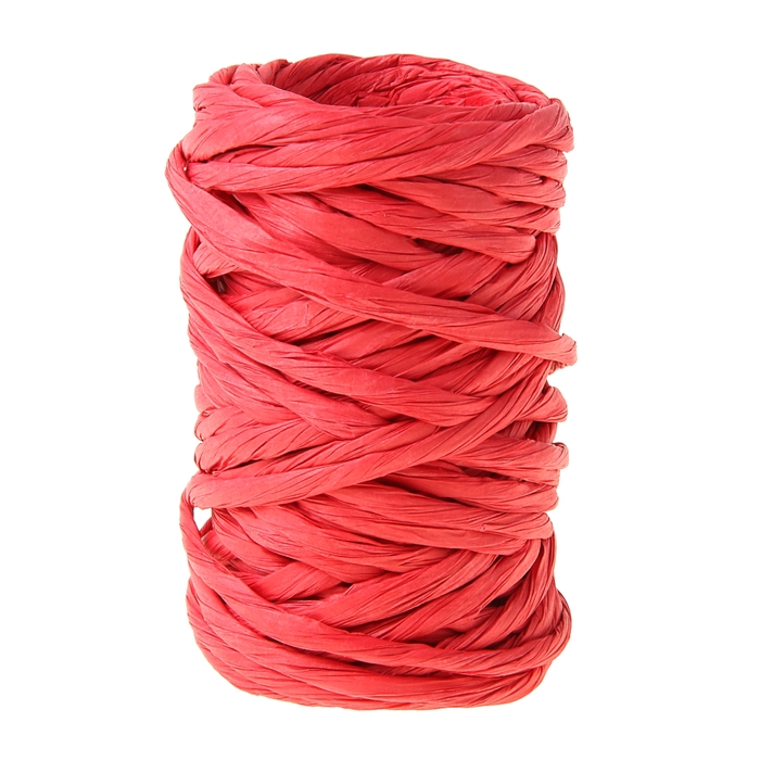 Шпагат декоративный, цвет красный