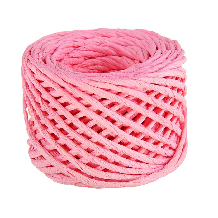 Шпагат декоративный, цвет светло-розовый