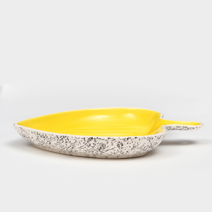 Форма для запекания керамическая «Персия», жёлтая, 1 сорт, Иран тарелка персия керамика серая 19 см 1 сорт иран
