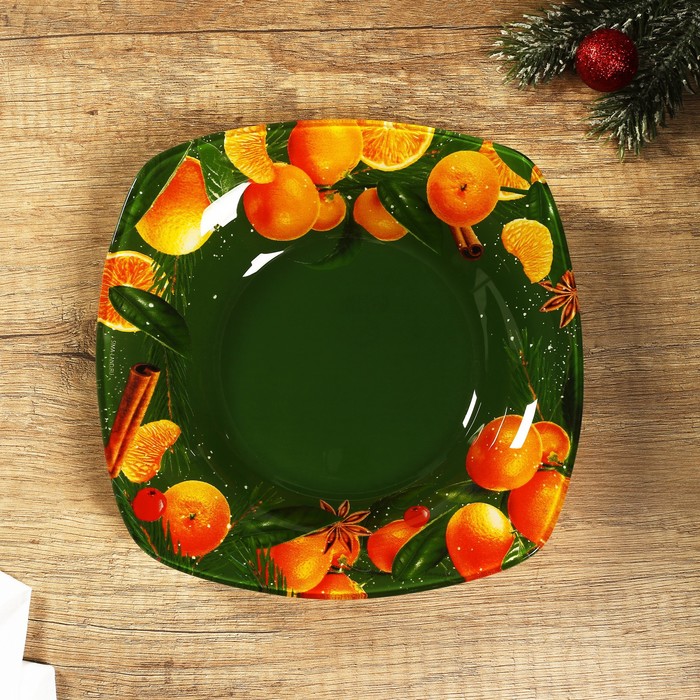 Тарелка глубокая «Апельсины», 20 см тарелка глубокая лоза 20 см 00000069437 royal aurel
