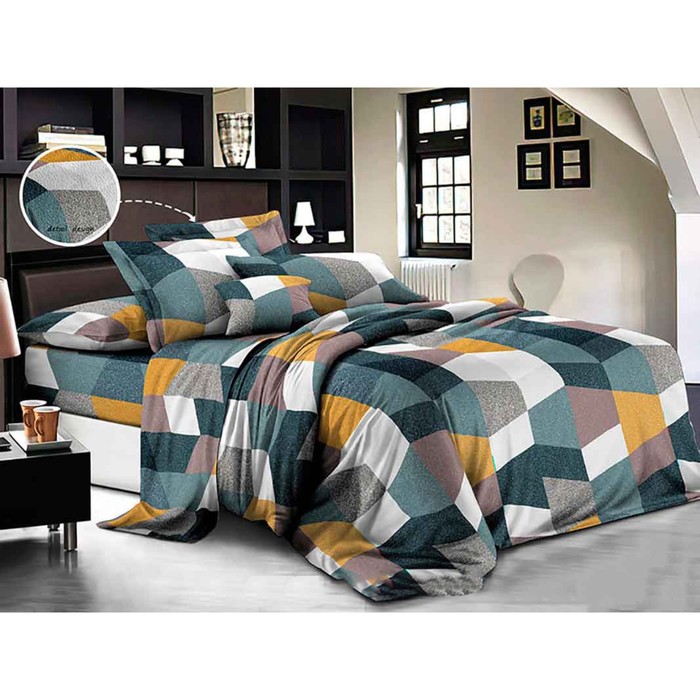 

Постельное бельё 1.5 сп, размер 150x215 см, 150x215 см, 70x70 см - 2 шт