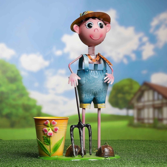 Фигура садовая с кашпо "Энди"