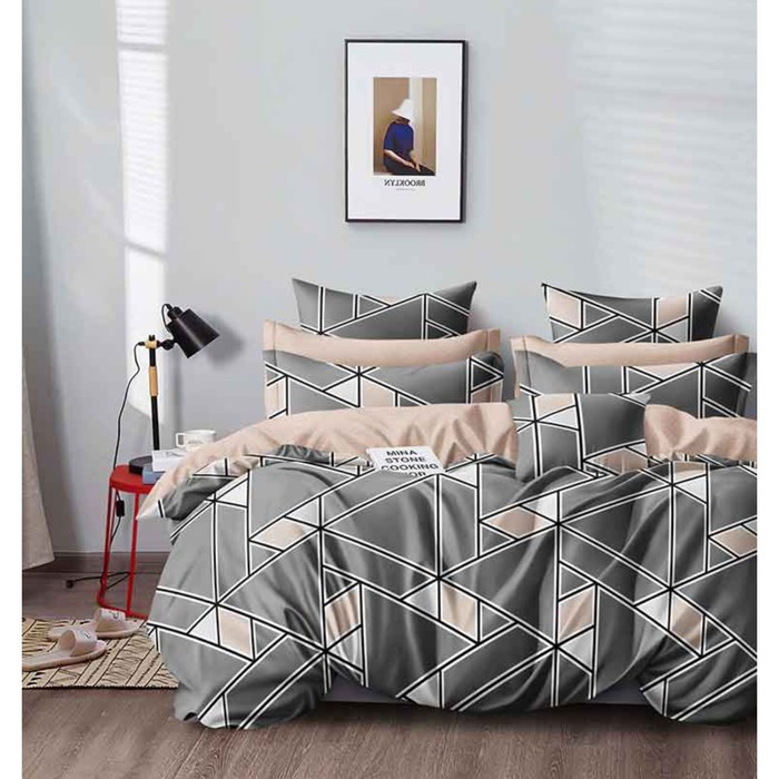 

Постельное бельё 2 сп, размер 220x240 см, 175x215 см, 70x70 см - 2 шт