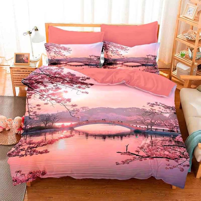 

Постельное бельё 2 сп, размер 220x240 см, 175x215 см, 50x70 см - 2 шт