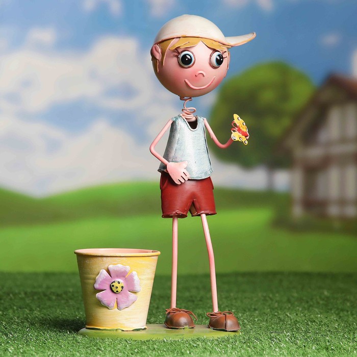 Садовая фигура с кашпо "Микки"