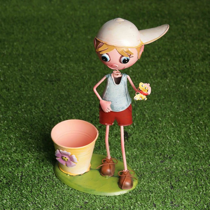 Садовая фигура с кашпо "Микки"