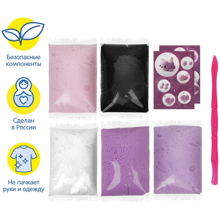 

Набор для лепки из лёгкого пластилина «Котёнок»