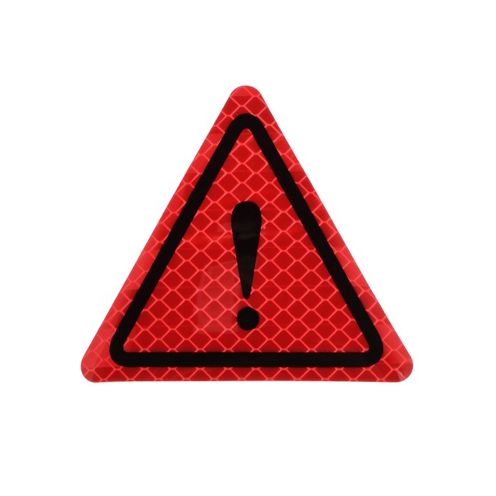 Наклейка на авто Восклицательный знак, 8×8 см, красный восклицательный знак на машину начинающий водитель на авто 2 шт