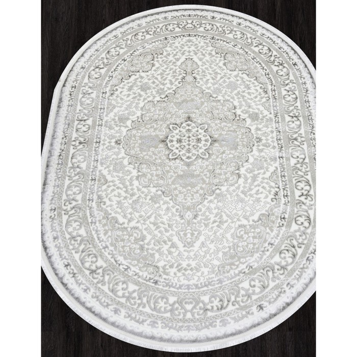 

Ковёр овальный Alfani, размер 80x150 см, цвет grey fdy/cream shrink