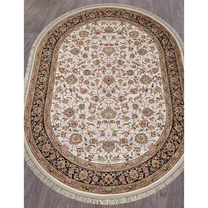 

Ковёр овальный Aravia, размер 160x300 см, цвет cream-brown
