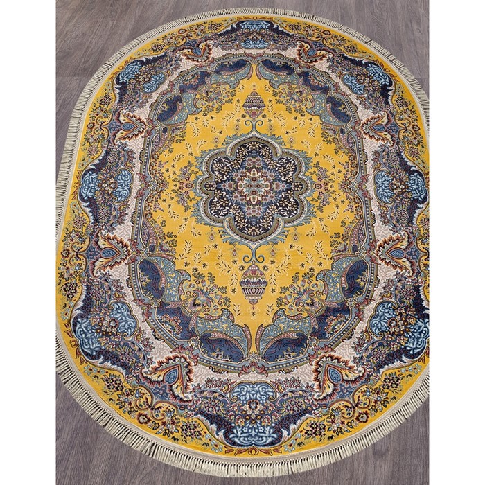 

Ковёр овальный Aravia, размер 160x300 см, цвет yellow