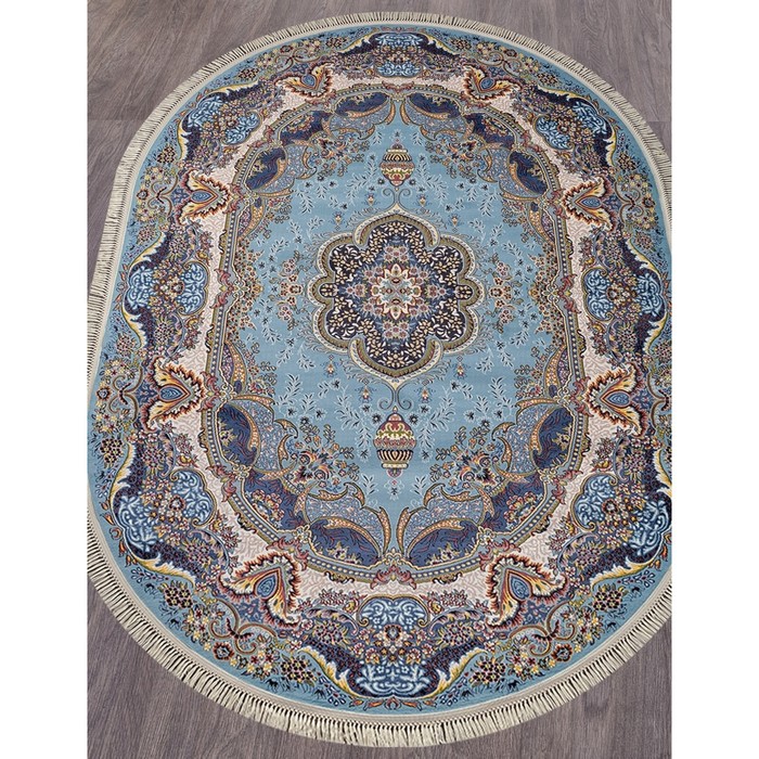 

Ковёр овальный Aravia, размер 200x400 см, цвет blue