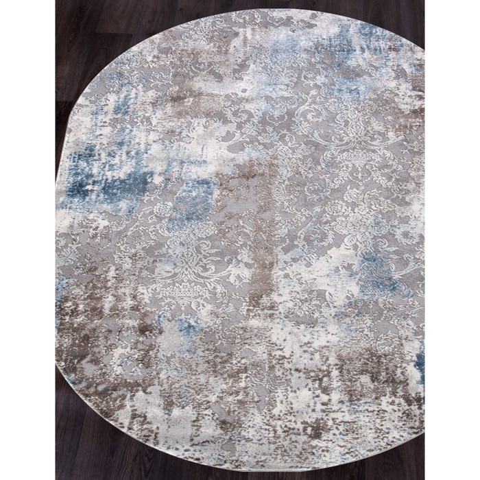 

Ковёр овальный Armina, размер 200x290 см, цвет blue/blue