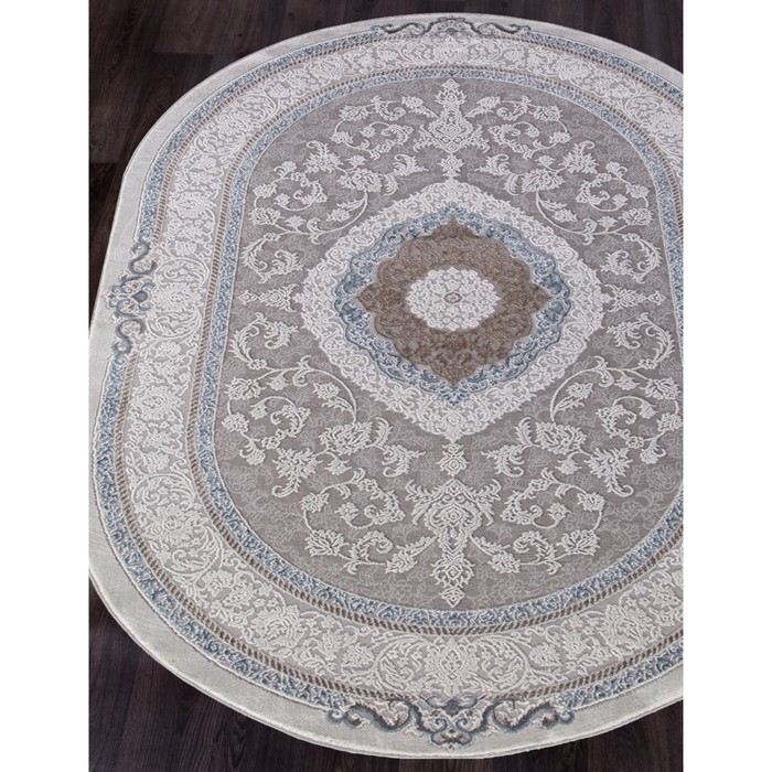 

Ковёр овальный Armina, размер 200x290 см, цвет blue/blue