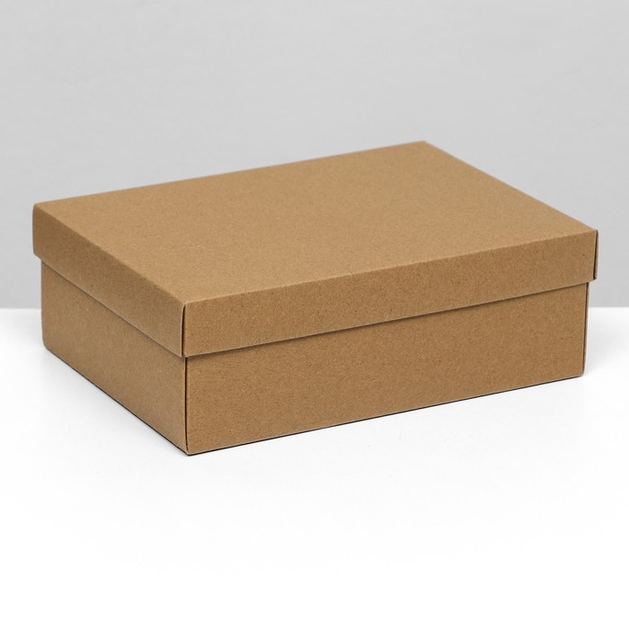 Коробка складная, крафт, 21 х 15 х 7 см