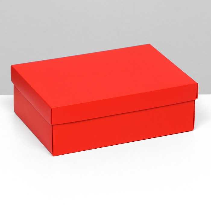 коробка складная теропром 7303480 бежевая 21 х 15 х 7 см Коробка складная «Красная», 21 х 15 х 7 см