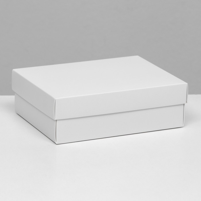 Коробка складная, крышка-дно, белая, 16,5 х 12,5 х 5,2 см