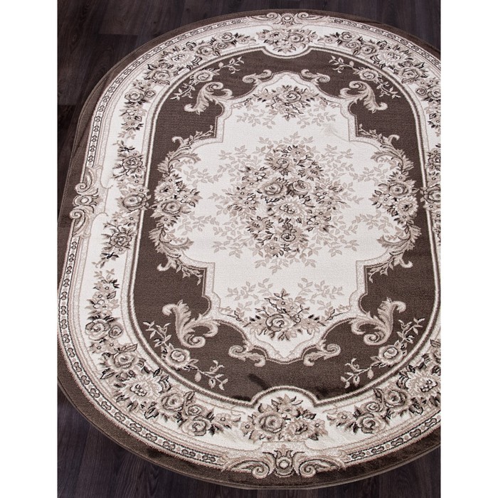 

Ковёр овальный Valencia deluxe, размер 200x300 см, цвет brown