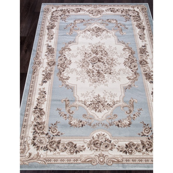 

Ковёр прямоугольный Valencia deluxe, размер 200x500 см, цвет l.blue-brown