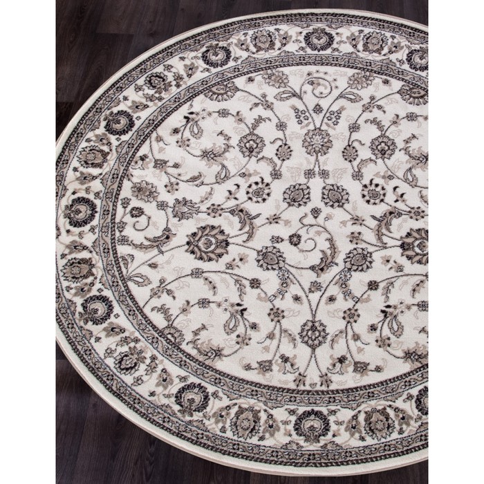 

Ковёр круглый Valencia deluxe, размер 200x200 см, цвет cream-brown