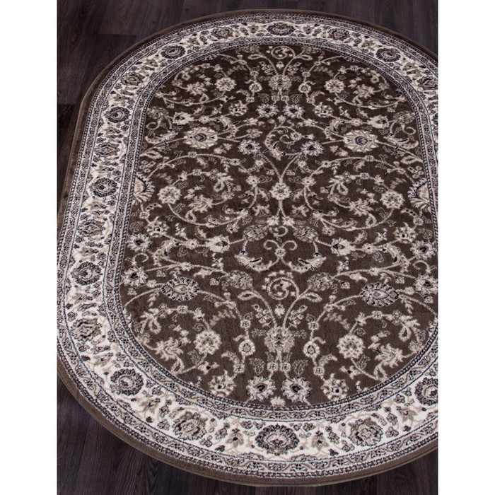 

Ковёр овальный Valencia deluxe, размер 200x300 см, цвет brown