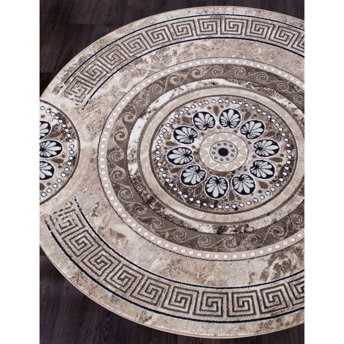 

Ковёр круглый Valencia deluxe, размер 200x200 см, цвет brown