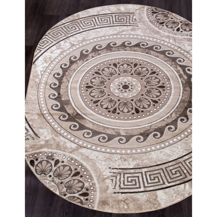 

Ковёр овальный Valencia deluxe, размер 250x350 см, цвет cream-brown