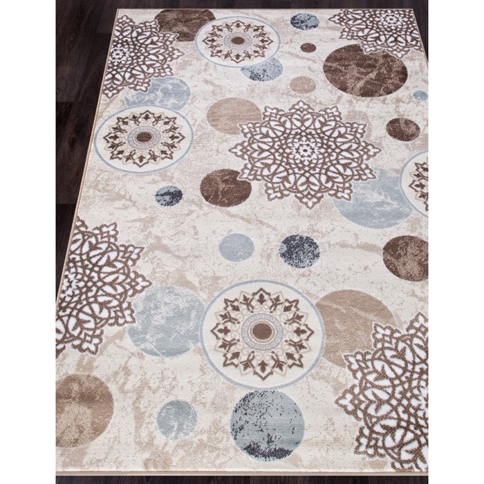 

Ковёр прямоугольный Valencia deluxe, размер 100x200 см, цвет cream-brown